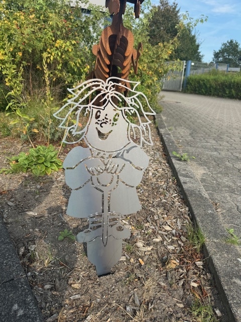 Verzinkter Stahl vs. Cortenstahl 1 Gartendeko Lasertechnik Flensburg Verzinkter Stahl